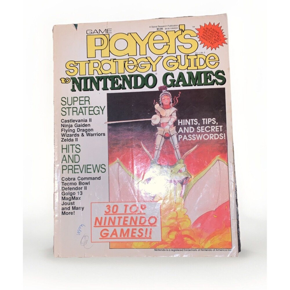 Game Player's Nintendo Strategy Guide May 1989 Vol. 1 No. 2